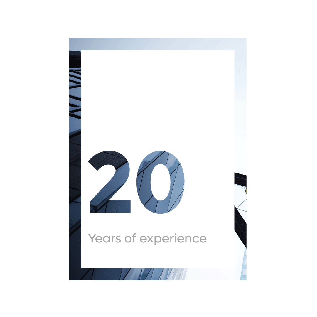 20 years of experience